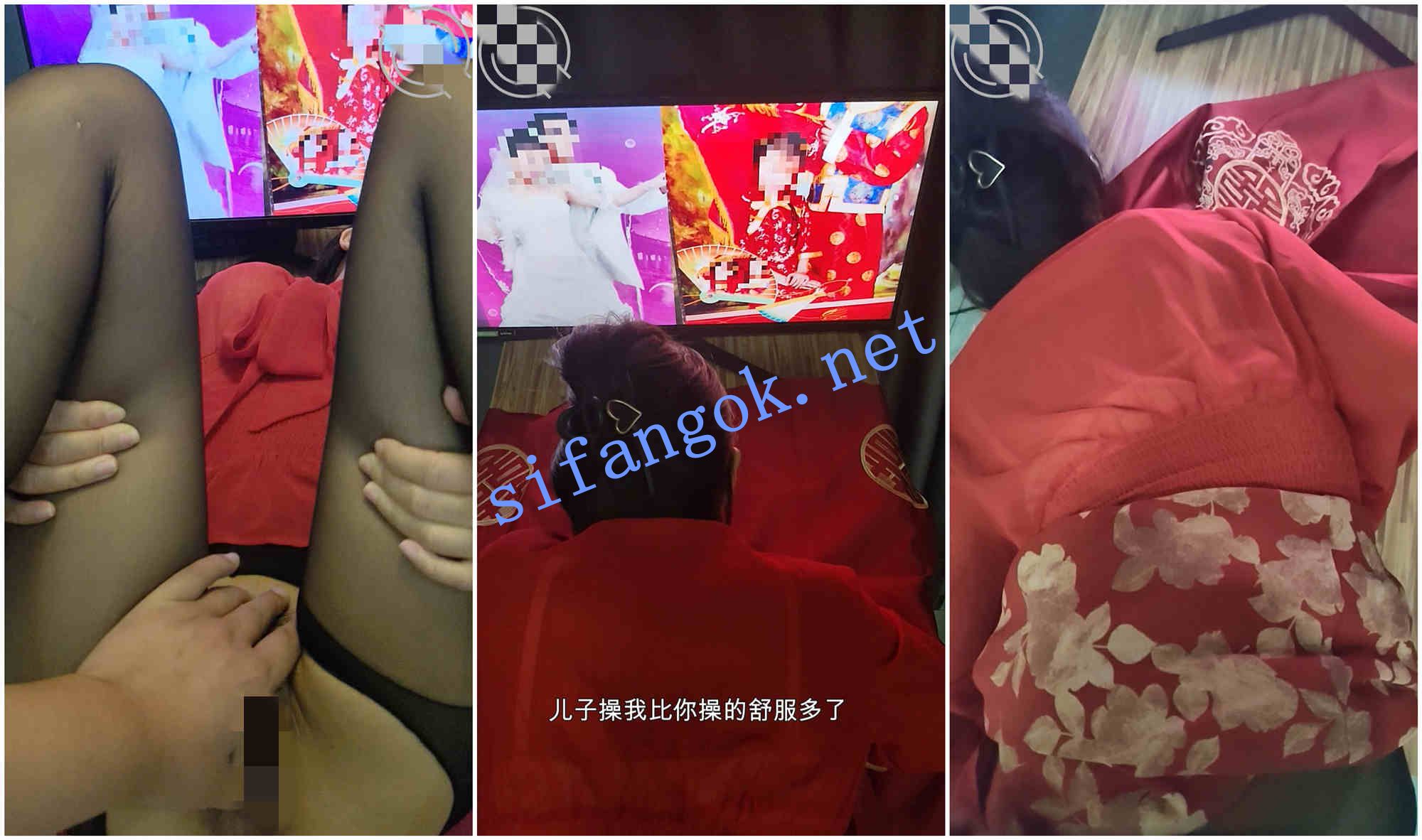 ❤️母子乱伦❤️相依为命的母子续13-在爸妈结婚照前奸淫